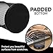 Akmy by Jackson Flag Company Pen Holder Mesh Pencil Holder Metal Pencil Holders Pen Organizer Round Padded Base Black for Desk Office - 3 Pack