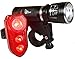 SafeCycler LED Bike Lights - Super Bright Front and Rear LED Bicycle Light Set for Your Safety
