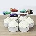 Betop House Set of 24 Pieces Cars Themed Decorative Cupcake Topper for Kids Birthday Party Baby Shower