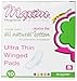Ultra Thin Cotton Feminine Pads by Maxim (Super, 3 Pack): 100% Cotton Winged Menstrual Pads for Sensitive Skin - Chlorine Free, Chemical Free