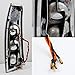 For Chevy C/K 1500 Models & C10 GMC Sierra Yukon Pickup Truck LED Black Tail Light Relacement Pair Set