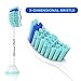OhmniPax Premium Replacement Toothbrush Heads for Philips Sonicare ProResults fit Essence+, Plaque Control, Gum Health, DiamondClean, FlexCare, HealthyWhite and EasyClean (5-Pack)