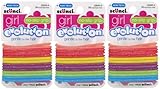 Scunci Girl No-Slip Grip Ponytail Holders, Assorted Colors, 42 Count