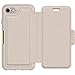 OTTERBOX STRADA SERIES Case for iPhone SE (2nd gen - 2020) and iPhone 8/7 (NOT PLUS) - Retail Packaging - SOFT OPAL (PALE BEIGE/PALE BEIGE LEATHER)