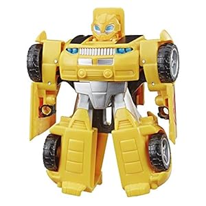 Transformers-Playskool-Heroes-Rescue-Bots-Academy-Bumblebee-Converting-Toy-Robot-45-Inch-Action-Figure-Toys-for-Kids-Ages-3-and-Up Playskool Heroes Transformers Rescue Bots Academy Bumblebee Converting Toy Robot, 11 CM Action Figure, Toys for Kids…