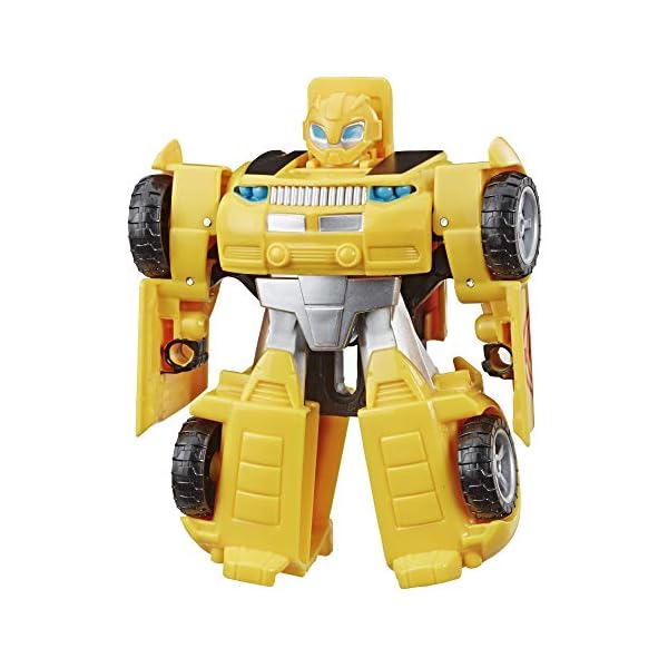 Transformers-Playskool-Heroes-Rescue-Bots-Academy-Bumblebee-Converting-Toy-Robot-45-Inch-Action-Figure-Toys-for-Kids-Ages-3-and-Up Playskool Heroes Transformers Rescue Bots Academy Bumblebee Converting Toy Robot, 11 CM Action Figure, Toys for Kids…