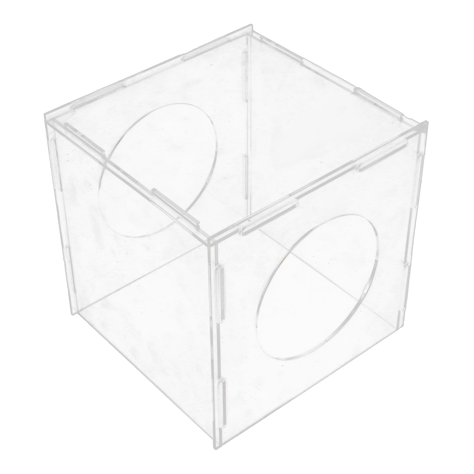 Dust Box, 7.9x7.9x7.7in Transparent Acrylic Enclosed Router Work Box Prevention of Dust Scattering, Detachable Dustproof Box for Engraving, Polishing, Grinding, Sanding, Sawing