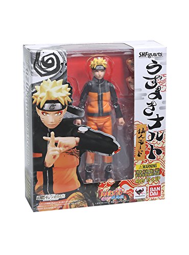 TAMASHII NATIONS Bandai S.H. Figuarts Naruto Shippuden – Modalità Eremita (Sage Mode) Action Figure Ufficiale, 7 Mani, 2 Volti, Kunai