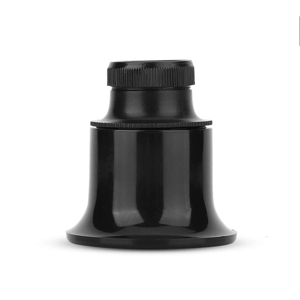 Crisis Impact Resistance Loop Magnifier, Magnifying Glass, Eye Loupe, 10x /15x /20x for Watchmaker for Repairing(20X)
