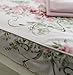 FADFAY Rose Floral 4 Piece Bed Sheet Set 100% Cotton Deep Pocket-Full