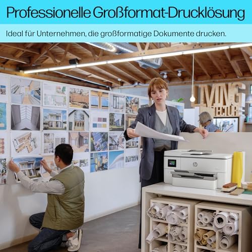 OfficeJet Pro 9720e A3-Multifunktionsdrucker, Drucken bis A3, 3 Monate gratis drucken Instant Ink inklusive, Drucker, Scanner, Kopierer, WLAN, LAN