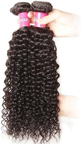Sunber Hair Brazilian Virgin Hair Weaves Brazilian Curly Virgin Hair 1 Bundle, 100% Human Hair Extension (14 inch)