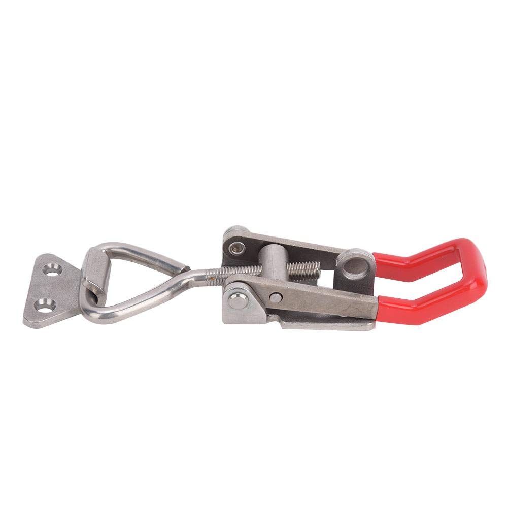 Fafeicy Toggle Clamp Latch, 304 Stainless Steel Adjustable Quick Latch Type, 250kg Clamping Force, 190mm Length, for Woodworking, Cabinets, Machinery and Furniture