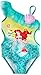 Disney Store Little Girls Ariel Swimsuit Size 4