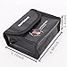 LiPo Battery Bag Case Accessories Explosion Proof Fire Resistant Safety and Storage Pouch Batteries Protector Bag for DJI Mavic Air(Black, Large)
