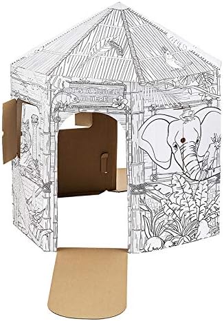 Darice Jungle Adventure Coloring Book For Kids - Detailed Illustrations