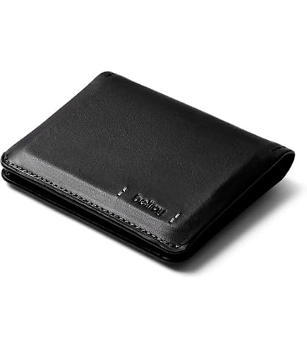 Bellroy Note Sleeve, Slim Leather Wallet - Black