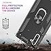 LeYi Compatible for Samsung Galaxy Note 10 Case with HD Screen Protector Ring Holder Kickstand, [Military-Grade] Magnetic Car Mount Shockproof Cover Phone Case for Samsung Note 10, JSFS Black