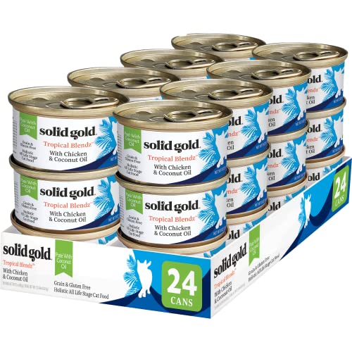 Solid Gold Wet Cat Food Pate for Adult & Senior Cats Real Chicken