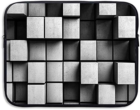 XINSHOU Geometric Minimalist Contemporary Art Square Bird View Laptop Sleeve Case Bag Cover For 13-15 Inch Notebook Computer 15 Inch