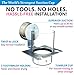 HOME SO Toothbrush & Toothpaste Holder with Suction Cup Hanger - Bathroom Organizer for Toothbrushes, Paste, Razor, Comb - Removable Stick on Mirror or in Shower - Stainless Steel Chrome…