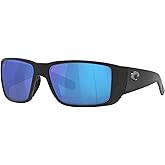 Costa Del Mar Sunglasses for Men - Blackfin PRO Mens Polarized Sunglasses - Fishing, Boating & Beach UV Protection - Size 60
