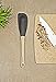 Epicurean Silicone Series Utensils, Large Spatula, Natural with Black