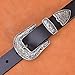 TALLEFFORT Ladies Vintage Western Leather Belts for Women Genuine Leather Belt