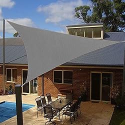Artpuch Dark Grey 16'x16'x16' Sun Shade Sails
