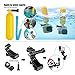 Basic Common Action Camera Outdoor Sports Accessories Kit for Gopro Hero 6/fusion/5/Session/4/3/2/HD/HERO+ SJ4000/5000/6000/Xiaomi Yi/AKASO/APEMAN/DBPOWER/Sony Sports DV and More