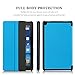 All-New Fire HD 8 2016 Case 6th Generation, Swees Slim Pu Leather Folio Flip Kidproof Protective Case with Stand for New Fire HD 8 Kids Tablet ( 6th Gen 2016 Release ) Sea Blue