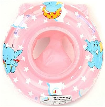 Shop24Hrs Baby Swimming Ring Armpits Ring Child Boat Double Thickening Pink Color