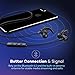 TaoTronics Bluetooth Headphones, Sweatproof Wireless in Ear Earbuds, Sports Magnetic Earphones with Built in Mic (IPX6 Waterproof, aptX Stereo, 7 Hours Playtime, CVC 6.0 Noise Cancelling Microphone)