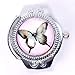 Eachbid Smart Applied Fantastic Child Lady Girl Steel Butterfly Elastic Quartz Finger Ring Watch Gift