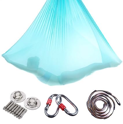 Amazon.com : BIU Aerial Yoga Hammock, Premium Aerial Silk ...