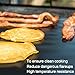 Accmor Grill Mat, 100% Non-stick BBQ Grill & Baking Mats, PFOA Free, Reusable and Easy to Clean - Works on Gas, Charcoal, Electric Grill and More (15.75 x 13inch, Black)