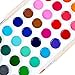 Ohuhu Fundamentals Watercolor Set, 36 Assorted Water Color Pan Set W/ 2 Paintbrushes