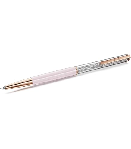 Swarovski Crystalline Ballpoint Pen, Black Ink in Rose Gold