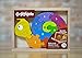 BeginAgain Number Snail Puzzle - Educational Wooden Number Puzzle - Kids 3 and Up