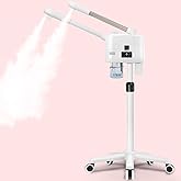 Professional Facial Steamer, 2 in 1 Facial Steamer with Hot&Cold Nozzle, Esthetician Face Steamer with Digital Display for Spa, Salon and Home Use