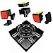55cube Speed Cube 3x3, Sticker Smooth Magic Puzzle, Enhanced Version