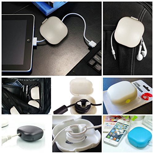 Cable management box cord organizer headphone keeper ea…
