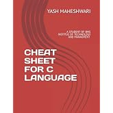 CHEAT SHEET FOR C LANGUAGE: A STUDENT OF BMS INSTITUTE OF TECHNOLOGY &amp; MANAGEMENT