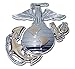 Premium Marine Insignia Chrome Auto Emblem