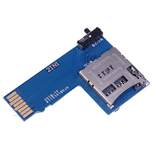 Icstation 2 in 1 Micro SD Card Memory Storage Board Shield Module Dual System Switcher for Raspberry Pi B+ 2B 3B