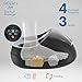 Thai Foot Massager by Gideon, Shiatsu Massage + Soothing Pressure + Heat – Deep Penetrating 3D Massaging Nodes – Great for Relaxation + Natural Remedy for Plantar Fasciitis, Heal Spur, Foot Pain, Etc.