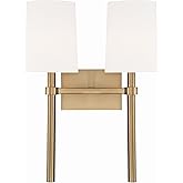 Crystorama Bromley 2 Light Vibrant Gold Sconce