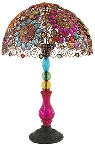 lampara sobre mesa india multicolor 61