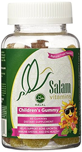 Salam Vitamins, Children's Halal & Vegan Gummy Vitamins, 60 Count