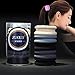 LvDD Hair Ties Band Rope Seamless High Elastic Ponytail Holders Scrunchie (Large, 2)